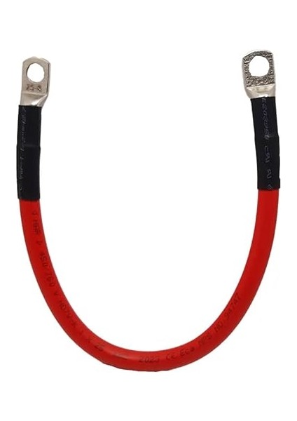 Kablo 25'lik Bakır 30CM (Kırmızı)