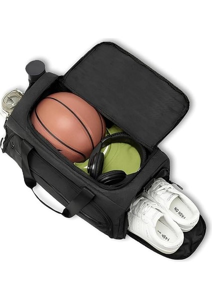 A Dos Unisex Önü Cepli Uzun Askılı Ayakkabı Bölmeli Geniş Hacimli Gym Fitness Spor Çantası Kabin Boy modelleri