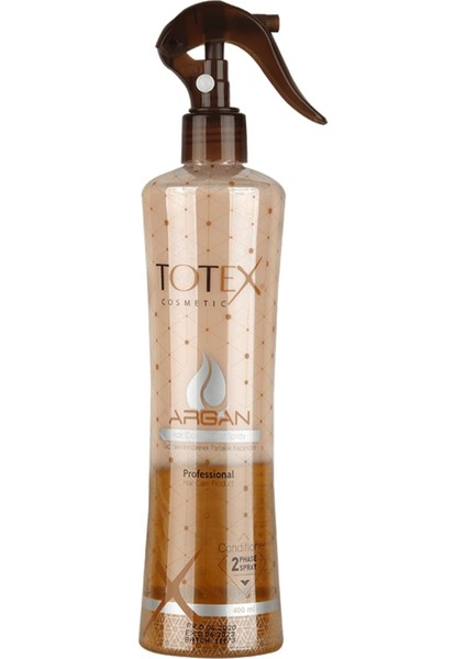 2 Aşamalı - Fazlı Saç Kondisyoneri | Koruyucu &amp; Besleyici Fön Suyu | Argan 400 ml