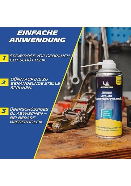 MC21030 ML40 Çok Amaçlı Genel Maksat Yağlayıcı Sprey, 400ML indirimleri