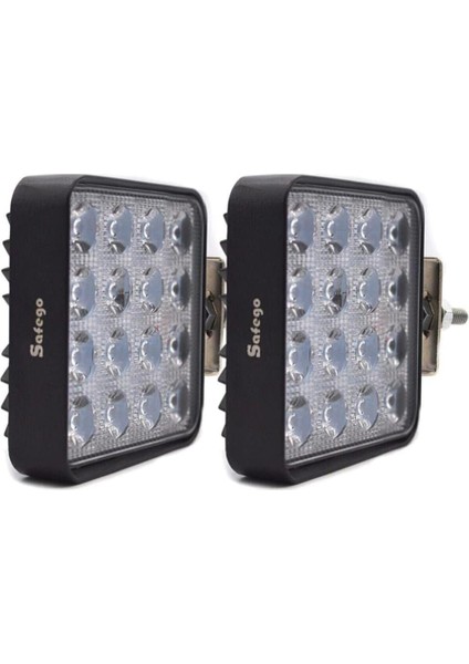 Adet 16 Ledli Off Road Çalışma Lambası/projektör 48WATT 12V / Yugo fırsatları