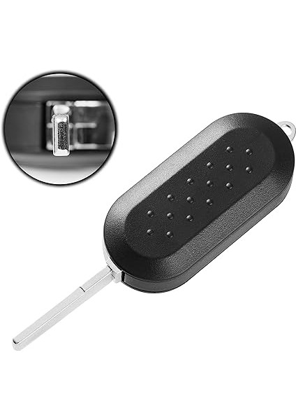 Araba Anahtarı Kabuk Araba Anahtarı Fiat 500 Brava Bravo Grande Punto Panda Croma Linea Ducato Uzaktan Kumanda Anahtar Kapağı 2 Düğme Değiştirme Uzaktan Anahtar Kılıfı Çevirme Anahtarı indirimleri