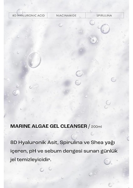 Professional Marine Algae, Sebum Dengeleme Günlük Yüz Temizleme Jeli, 200 ml modelleri