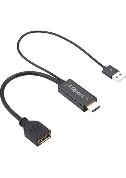 Q-Dpx Hdmı(M) To Dısplayport(F) Çevirici