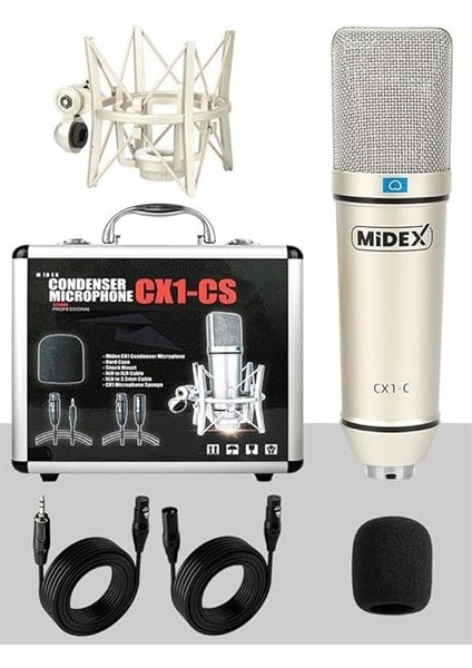 Central-Rd Pack-3 Stüdyo Kayıt Ekipmanları GLX-700RD Ses Kartı Cx1 Stüdyo Mikrofon modelleri