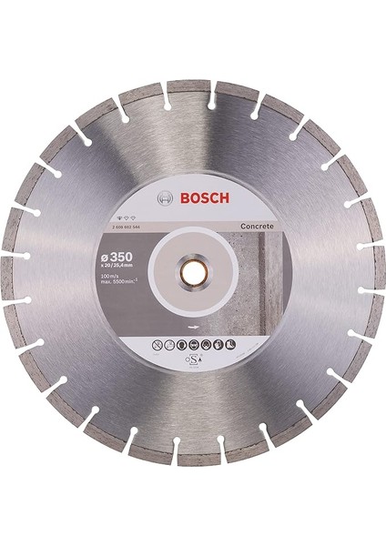 Standard Seri Beton Için Elmas Kesme Diski 350 mm