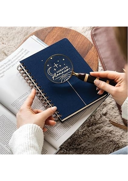 A5 Spiralli Keten Süresiz Planlayıcı Ajanda Lacivert modelleri