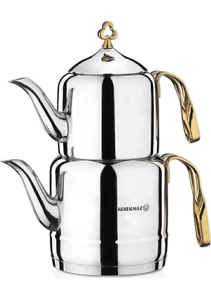 A212 Çintemani Çaydanlık Takımı Gold