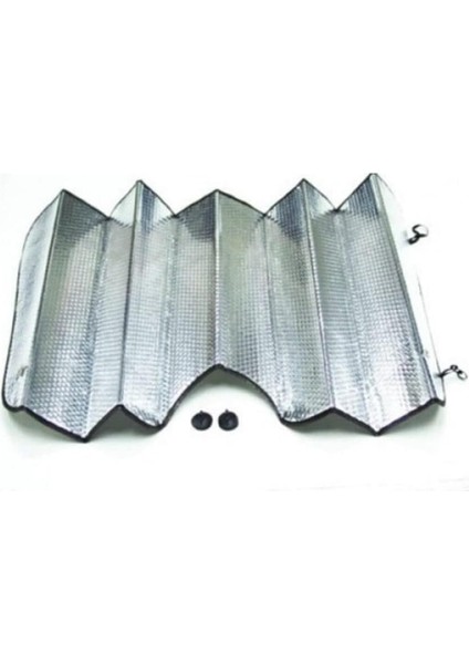 Katlanabilir Dışı Metalize Arası Balonlu Ön Cam Oto Araba Güneşliği Güneşlik 130X60 cm modelleri