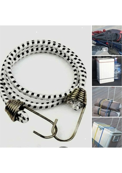 Caro (154) 1 Metre 1 Adet Bagaj Lastiği Kancalı Lastik Gergi Lastiği ile Uyumlu