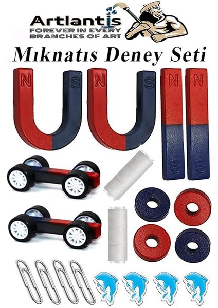Mıknatıs Seti 20 Parça 1 Paket Deney Malzemesi Okul Projeleri Için Manyetik U I Araba Halka Mıknatıs Deney Oyun Seti fiyatları