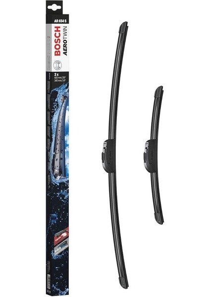 Aerotwin Silecek Seti - [650/450 Mm] Toyota Corolla (2006-2021) [E14,E15] #AR654S
