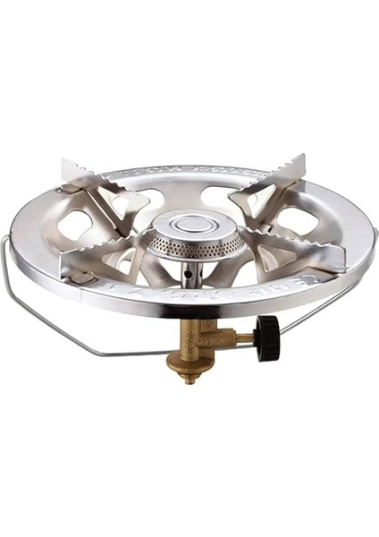 Lüks Lpg'li Kamp Ocağı, Çakmaksız Taşınabilir Ocak, Taşınabilir Gazlı Ocak Başlık, 2,35 Kw Isı Gücü, Dar Çember, Krom Kaplama