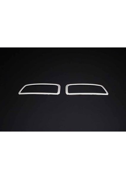 Line Peugeot 3008 ile Uyumlu Krom Egzoz Çerçevesi 2 Parça 2016 ve Sonrası fiyatları