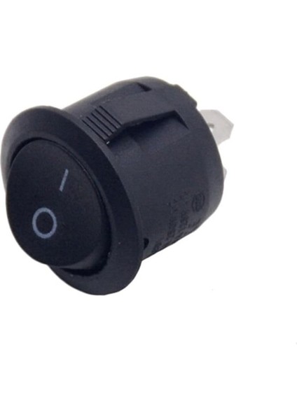23MM Yuvarlak 2 Pin Anahtar Buton Kcd1 Siyah Plastik Mini Açma Kapama On/off indirimleri