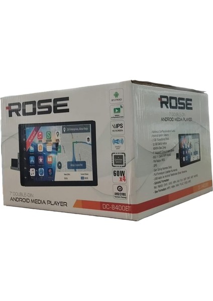 DC-8400BT 7" Double-Dın Oto Teyp ve Görüntü Sistemi