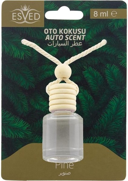 Kokusu 8 ml Araba Kokusu Cam Şişe