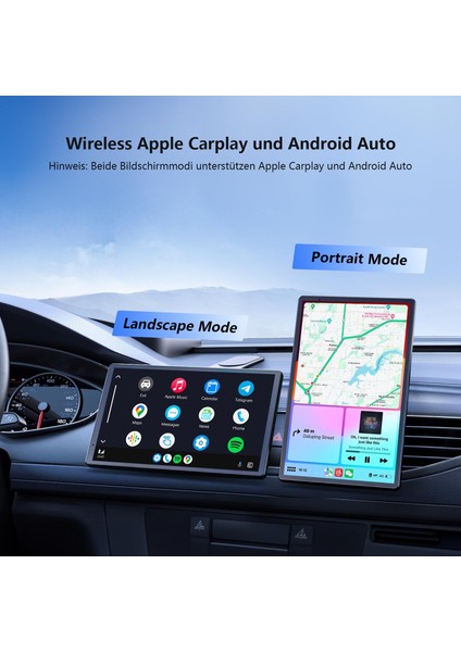 RC04 8” Akıllı Araç Ekranı | Kablosuz Carplay & Android Auto, 1440X900 Hd, Geri Görüş Kameralı, Bluetooth, Wi-Fi, Gps Navigasyon Destekli fiyatları