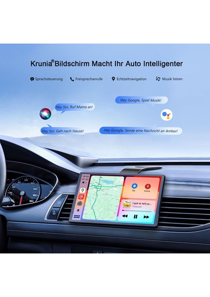 RC04 8” Akıllı Araç Ekranı | Kablosuz Carplay & Android Auto, 1440X900 Hd, Geri Görüş Kameralı, Bluetooth, Wi-Fi, Gps Navigasyon Destekli modelleri