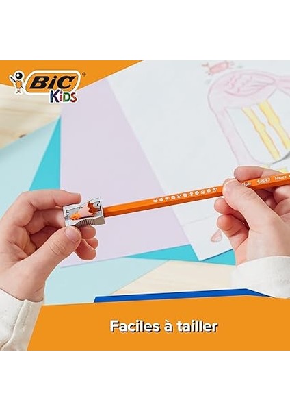 Kids Evolution Kuru Boya Kalemi, 24'lü Kutu, Kıymık Oluşturmaz, Çiğnemeye Karşı Dayanıklı, Kolay Açılır modelleri