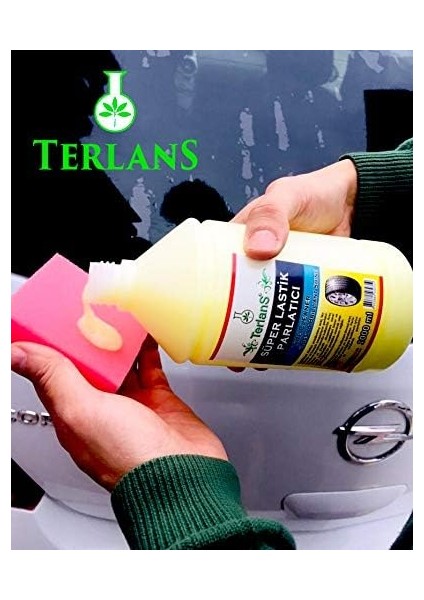 Lastik Parlatıcı Jel 5 kg + Uygulama Süngeri Tire Cleaning Gel Extra Glossy fırsatları