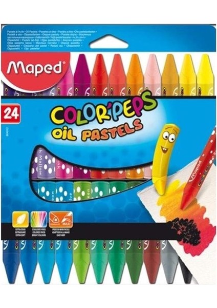 Color'peps Yağlı Pastel 24'lü