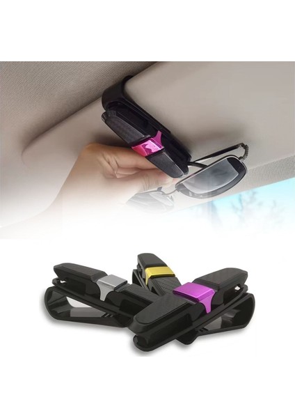 ® Araç Içi Güneşliğe Takılan 2'li Gözlük,kart,para Takmalık Aparat fırsatları