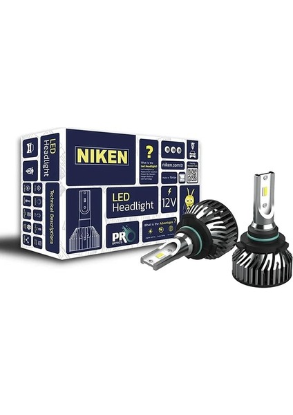 LED Xenon Zenon Pro Serisi 9012 (Hır2) PFDNIS-0108565