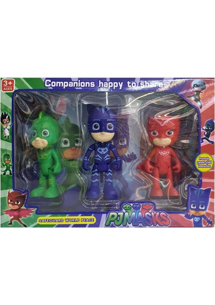 Kids Oyuncak Pjmasks 3lü Figür 2270