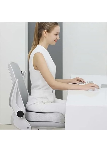 Ortopedik Oturma Minderi – Kuyruk Sokumu ve Bel Desteği Için Memory Foam Yastık | Posture Düzeltici, Tekerlekli Sandalye ve Ofis Sandalyesi Için Ergonomik Minder indirimleri