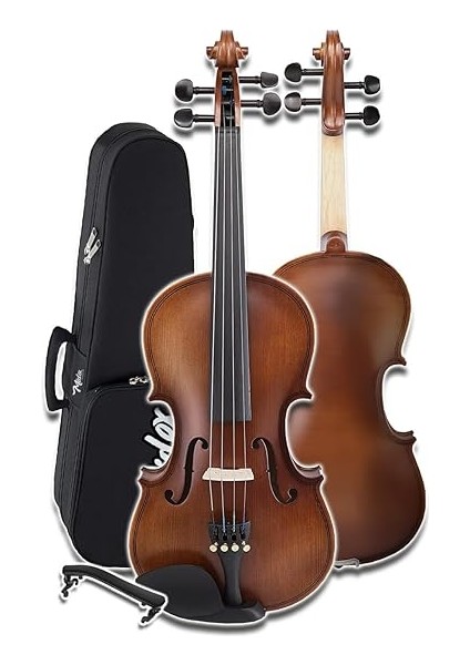 LMA-544TYS 1/2 Profesyonel Keman 2/4 Çocuk Kemanı 8-10 Yaş (Yastık Susturucu Yedek Tel Çanta Yay Reçine Metod) modelleri