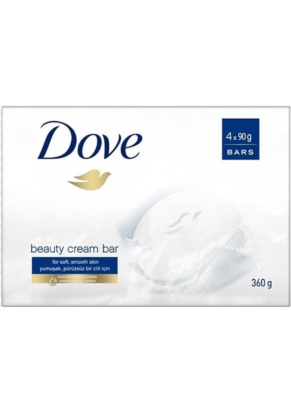 Beauty Cream Bar Katı Güzellik Sabunu Original Nemlendirici Etkili, 4X90 G modelleri