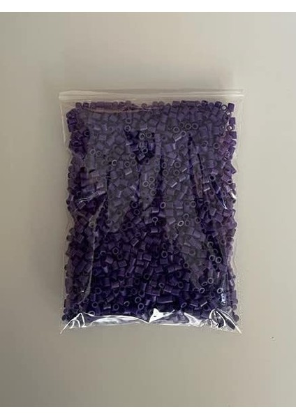 Ütü ile Yapışan Boncuk Mor 1.500 Adet - 5 mm Midi Boncuk