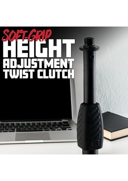 Frameworks GFW-MIC-0601 Mikrofon Standı, Çalışma Masası Için, Yuvarlak Taban ve Döner Kilit, Siyah modelleri