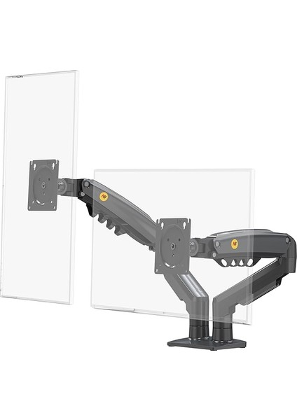 Bayou Nb F160 17-27" Çift Kol 2-9 kg Amortisörlü Monitör Standı