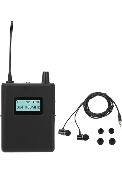 Iem Alıcı, 863-865MHZ Kablosuz Kulak Monitör Sisteminde, 36 Ayarlanabilir Frekans, Sahne Performansı Canlı Yayıncılık