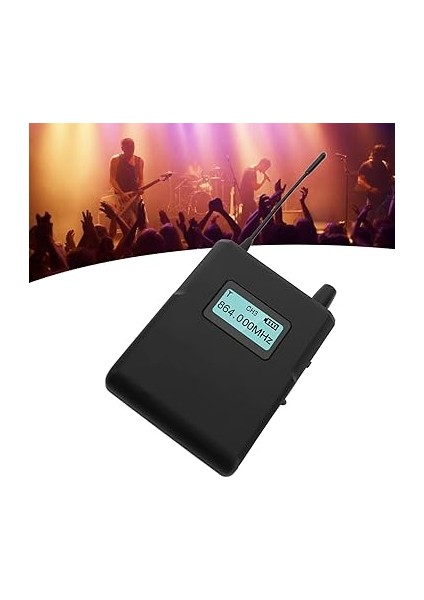 Iem Alıcı, 863-865MHZ Kablosuz Kulak Monitör Sisteminde, 36 Ayarlanabilir Frekans, Sahne Performansı Canlı Yayıncılık indirimleri