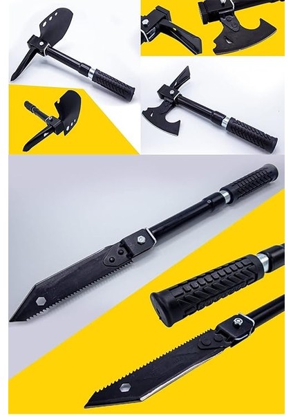 Fonksiyonlu - Taşınabilir - Kürek - Balta - Testere - Bıçak Takımı Seti indirimleri