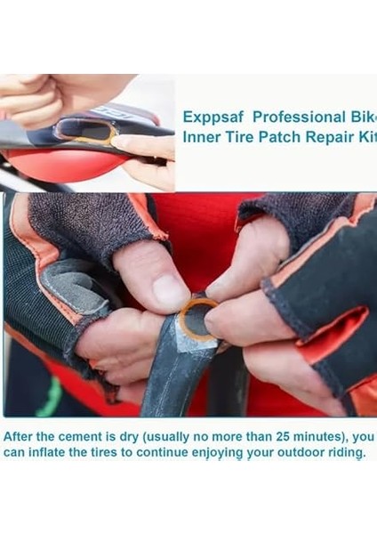 25'li Bisiklet Yama Kiti Bisiklet Lastik Tamir Seti Soğuk Yama fırsatları