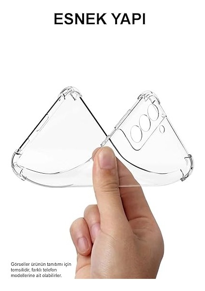 Galaxy A56 Kapak Kamera Korumalı Airbag Antishock Köşe Korumalı Şeffaf Silikon Kılıf fırsatları