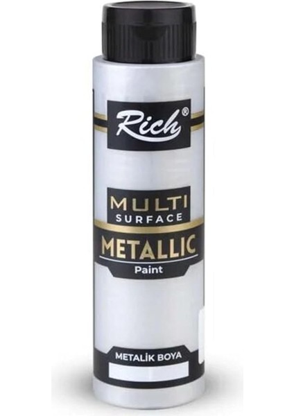 Multi Surface Metalik Boya 500 ml - 6502 Gümüş