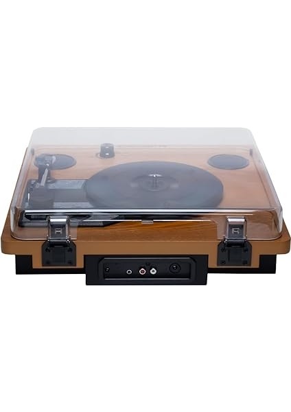 Soprano Ahşap Pikap Plak Çalar Retro Bluetooth USB Sd Kart Aux Dahili Hoparlör fırsatları