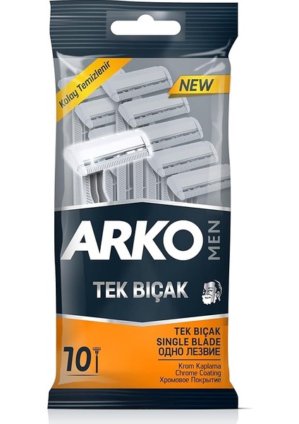 Men T1 Tek Bıçaklı Tıraş Bıçağı, 10'lu