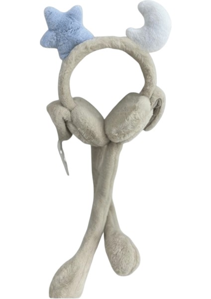 Çocuk Peluş Figürlü Oynar Kulaklı Hareketli Sesli Kışlık Kulaklık RCS.AY.BJ.2025