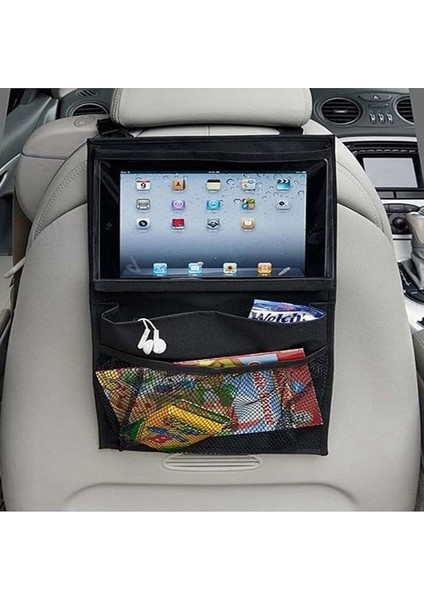 Araç Koltuk Arkası Tablet Tutucu 3 Cepli Eşya Düzenleyici Organizer modelleri