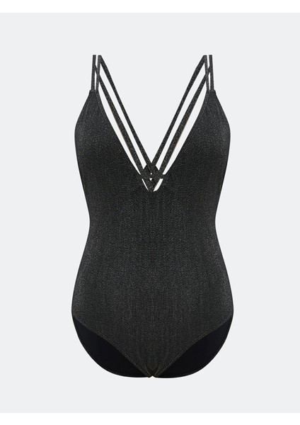 Yeni Sezon Simli Çıkarılabilir Pedli Kadın Mayo