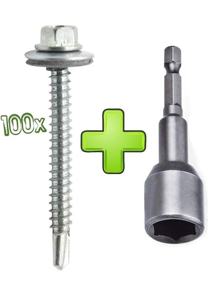 Çatı Vidası Matkap Uçlu 5.5X25 mm 100 Adet fiyatları