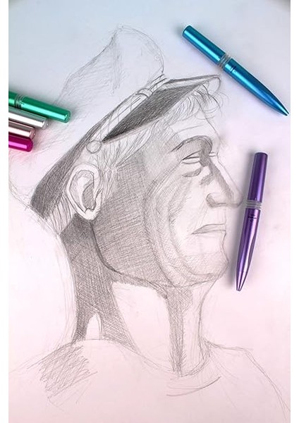 Bold Mekanik Kursun Kalem 07MM Metalik Mavi modelleri