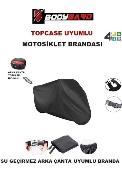 Yamaha Nmax 155 Abs Motosiklet Brandası Arka Çanta Uyumlu Branda,örtü-Siyah fiyatları