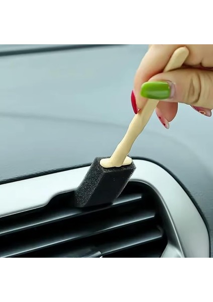 5'li Araba Havalandırma Temizleme Fırçaları – Klima Çıkışları, Toz Alma &amp; Otomobil Içi Detaylı Mini Temizlik Aparatları, Pratik ve Taşınabilir